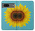 S3039 Vintage Sunflower Blue Case For Google Pixel 7
