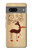 S3081 Wooden Raindeer Graphic Printed Case For Google Pixel 7