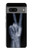 S3101 X-ray Peace Sign Fingers Case For Google Pixel 7