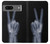 S3101 X-ray Peace Sign Fingers Case For Google Pixel 7