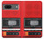 S3204 Red Cassette Recorder Graphic Case For Google Pixel 7