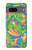 S3273 Flower Line Art Pattern Case For Google Pixel 7