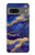 S3906 Navy Blue Purple Marble Case For Google Pixel 7