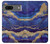 S3906 Navy Blue Purple Marble Case For Google Pixel 7