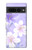 S2361 Purple White Flowers Case For Google Pixel 7 Pro
