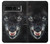 S2823 Black Wolf Blue Eyes Face Case For Google Pixel 7 Pro