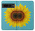 S3039 Vintage Sunflower Blue Case For Google Pixel 7 Pro