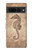 S3214 Seahorse Skeleton Fossil Case For Google Pixel 7 Pro