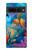 S3227 Underwater World Cartoon Case For Google Pixel 7 Pro
