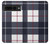 S3452 Plaid Fabric Pattern Case For Google Pixel 7 Pro