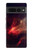 S3897 Red Nebula Space Case For Google Pixel 7 Pro