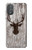 S2505 Reindeer Head Old Wood Texture Graphic Case For Motorola Moto G Power 2022, G Play 2023