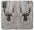 S2505 Reindeer Head Old Wood Texture Graphic Case For Motorola Moto G Power 2022, G Play 2023