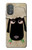 S2826 Cute Cartoon Unsleep Black Sheep Case For Motorola Moto G Power 2022, G Play 2023