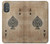 S2928 Vintage Spades Ace Card Case For Motorola Moto G Power 2022, G Play 2023