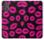S2933 Pink Lips Kisses on Black Case For Motorola Moto G Power 2022, G Play 2023