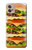 S0790 Hamburger Case For Motorola Moto G32