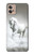 S0932 White Horse Case For Motorola Moto G32