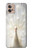 S1980 White Peacock Case For Motorola Moto G32