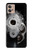 S2387 Gun Bullet Hole Glass Case For Motorola Moto G32