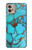 S2685 Aqua Turquoise Gemstone Graphic Printed Case For Motorola Moto G32