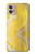 S2713 Yellow Snake Skin Graphic Printed Case For Motorola Moto G32