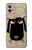 S2826 Cute Cartoon Unsleep Black Sheep Case For Motorola Moto G32