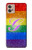 S2899 Rainbow LGBT Gay Pride Flag Case For Motorola Moto G32
