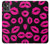 S2933 Pink Lips Kisses on Black Case For Motorola Moto G32