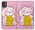 S3025 Pink Maneki Neko Lucky Cat Case For Motorola Moto G32