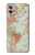 S3418 Vintage World Map Case For Motorola Moto G32