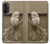 S1386 Paper Sculpture Owl Case For Motorola Moto G52, G82 5G