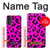 S1850 Pink Leopard Pattern Case For Motorola Moto G52, G82 5G