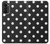 S2299 Black Polka Dots Case For Motorola Moto G52, G82 5G