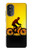 S2385 Bicycle Bike Sunset Case For Motorola Moto G52, G82 5G