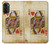 S2833 Poker Card Queen Hearts Case For Motorola Moto G52, G82 5G