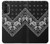 S3363 Bandana Black Pattern Case For Motorola Moto G52, G82 5G