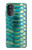 S3414 Green Snake Scale Graphic Print Case For Motorola Moto G52, G82 5G