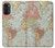 S3418 Vintage World Map Case For Motorola Moto G52, G82 5G