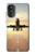 S3837 Airplane Take off Sunrise Case For Motorola Moto G52, G82 5G