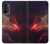 S3897 Red Nebula Space Case For Motorola Moto G52, G82 5G