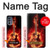S0415 Fire Guitar Burn Case For Motorola Moto G62 5G
