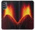 S0745 Volcano Lava Case For Motorola Moto G62 5G