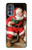 S1417 Santa Claus Merry Xmas Case For Motorola Moto G62 5G