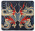 S2073 Japan Dragon Art Case For Motorola Moto G62 5G