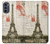 S2108 Eiffel Tower Paris Postcard Case For Motorola Moto G62 5G