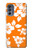 S2245 Hawaiian Hibiscus Orange Pattern Case For Motorola Moto G62 5G