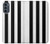 S2297 Black and White Vertical Stripes Case For Motorola Moto G62 5G