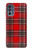 S2374 Tartan Red Pattern Case For Motorola Moto G62 5G