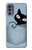 S2641 Pocket Black Cat Case For Motorola Moto G62 5G